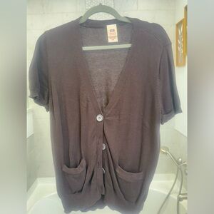 Faded Glory Dark Brown Knit Sweater